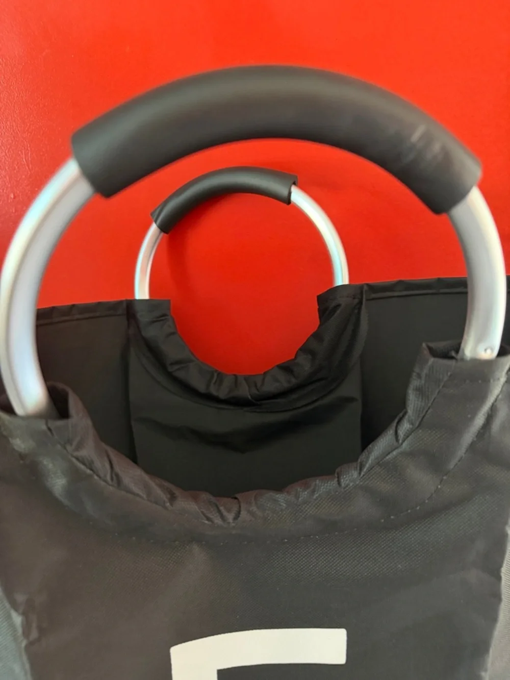 (GET 2) 1 Black Laundry & 1 White Laundry Bags W Sturdy Handles Nwot